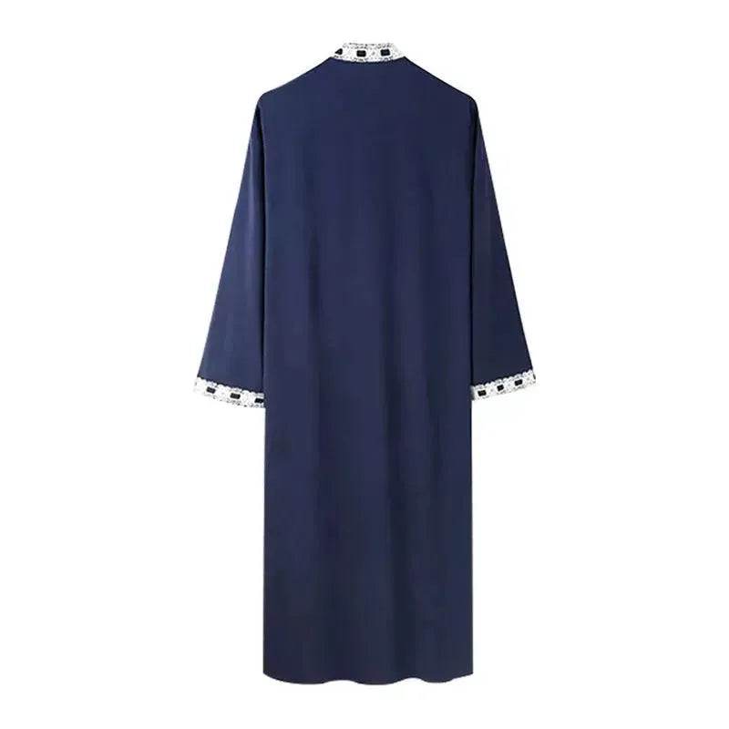 Arab Long Sleeved Solid Color Casual Robe - EX-STOCK CANADA