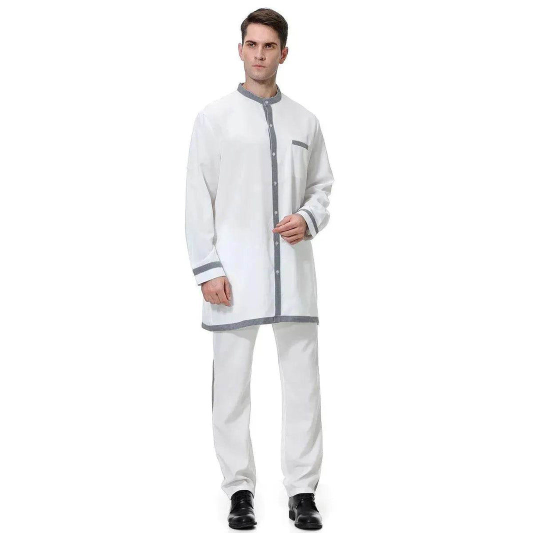 Islamic Two piece wear for Men Saudi Arab Men's Robe Suit Arab2pcs Thobe Jubba Thoub Robe - EX-STOCK Canada