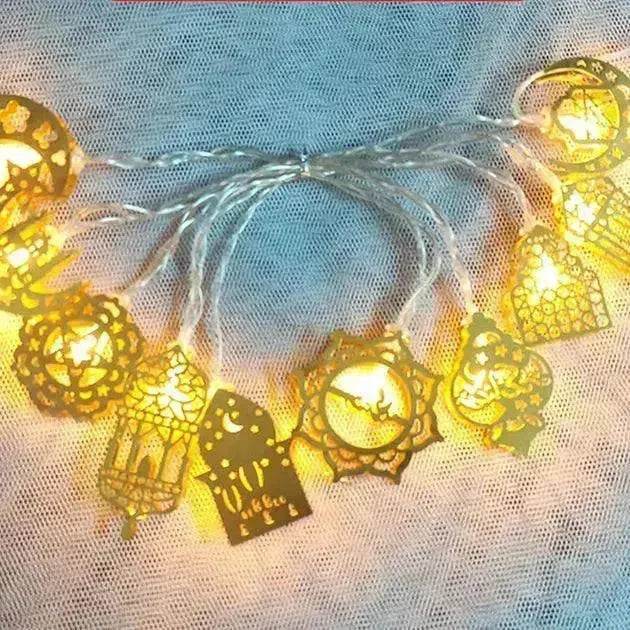 Arab Ramadan Decorated Strings Of Lights For The Middle East Eid Festival - EX-STOCK Canada