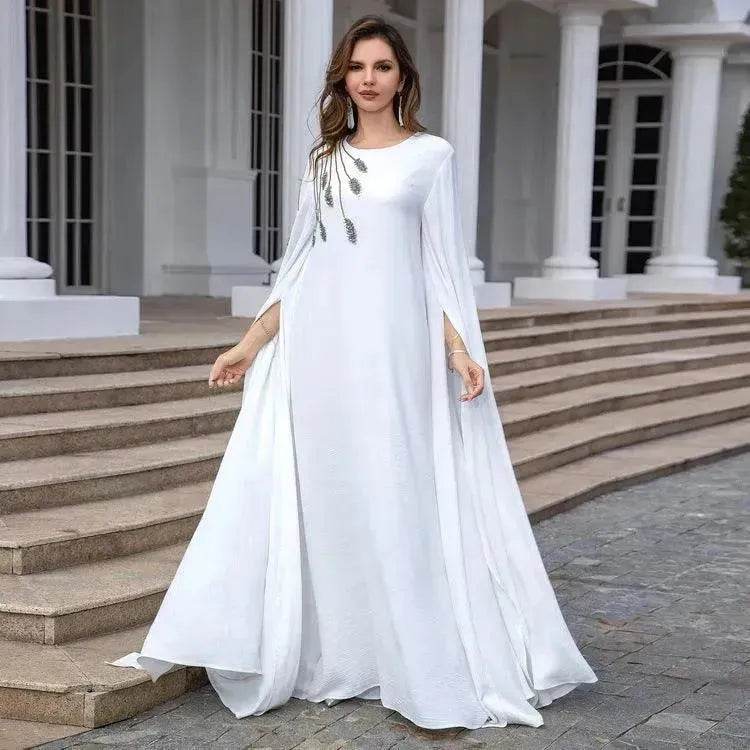 Arab Robe Abaya Embroidered Women's Robe Evening Gown - EX-STOCK Canada