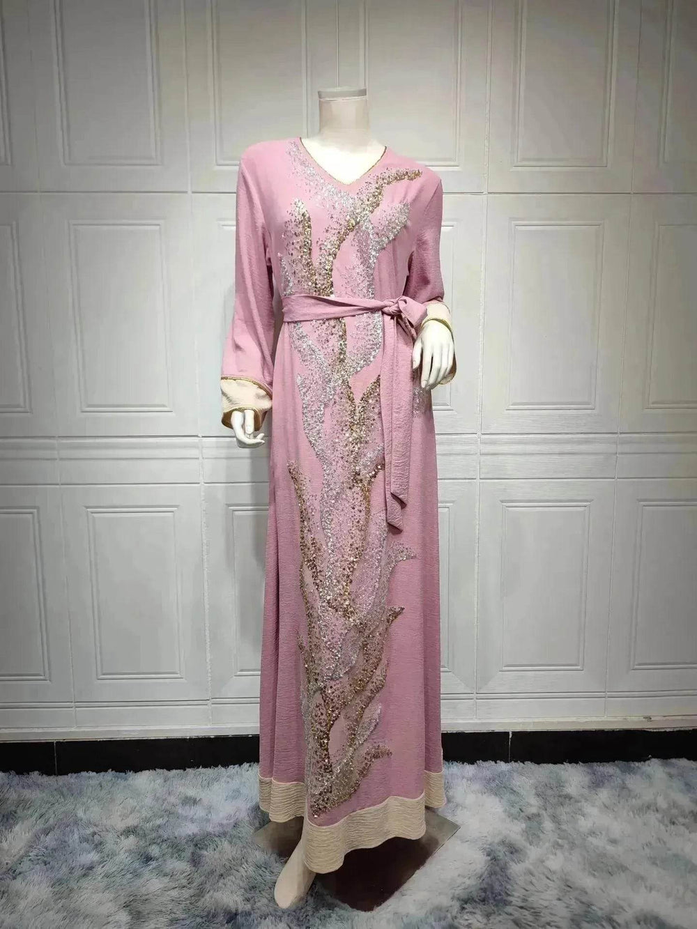Arab Robe Sequin Embroider Fashion - EX-STOCK Canada