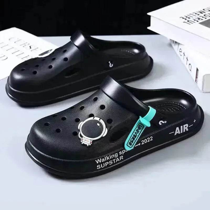 Astronaut Decor Slippers Summer Indoor Home Shoes Outdoor Garden Clogs Shoes - EX-STOCK Canada