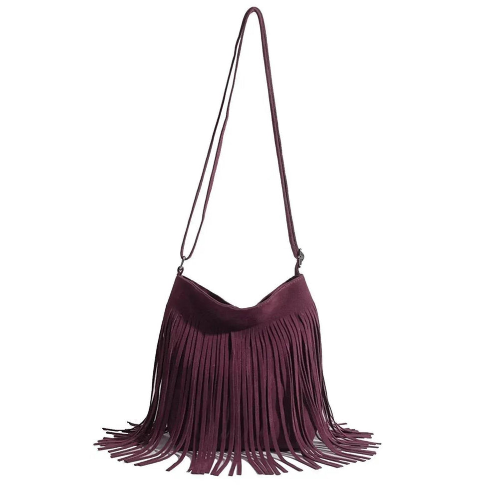 Artistic Tassel fringe Messenger Bag Simple And Popular Shoulder Bag - EX-STOCK Canada