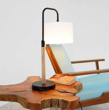 New Design Small Modern Stylish Desk Lamp In Stock In The United States,Easy To Install For Bedside Table Lamp, Night Light, Study Lamp, Arcus Paniz Simple Table Lamp With Cylinder Shade 110V - EX-STOCK Canada