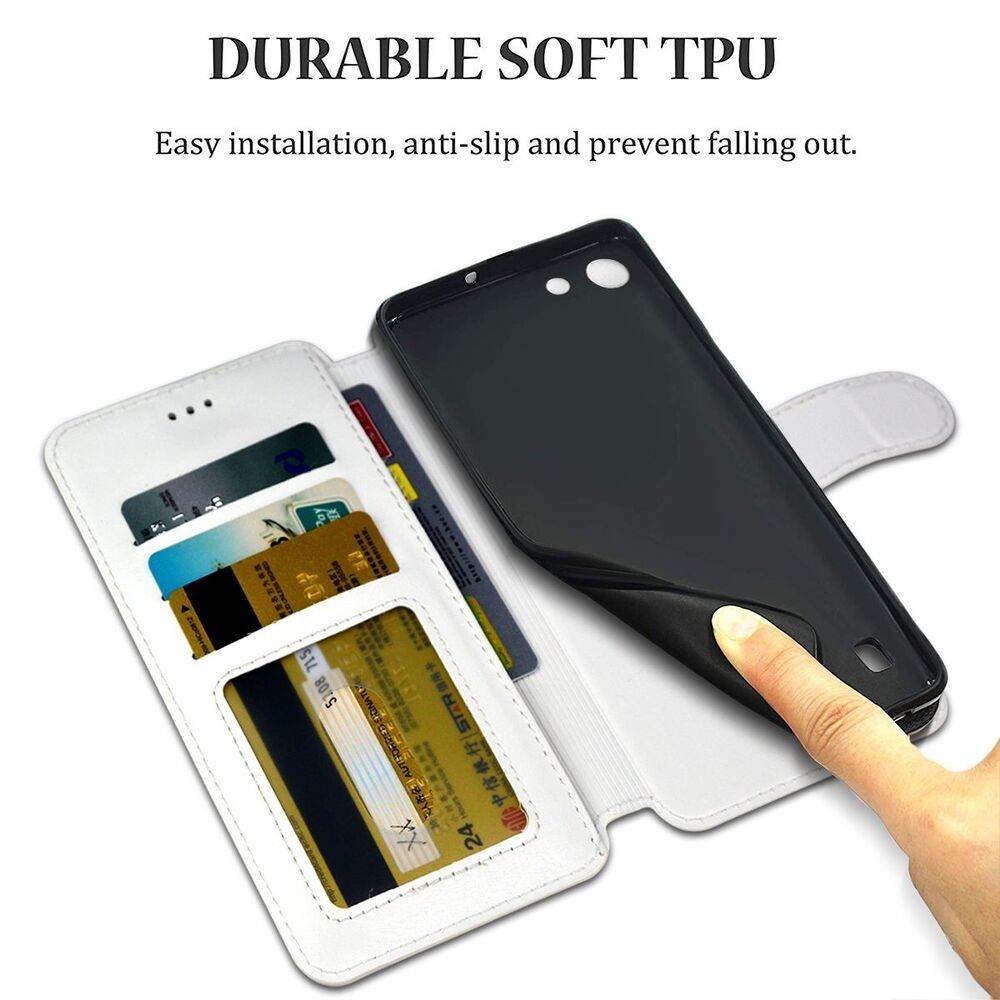 Soft TPU Custom Phone case Flip Card Holder iphone case - EX-STOCK Canada