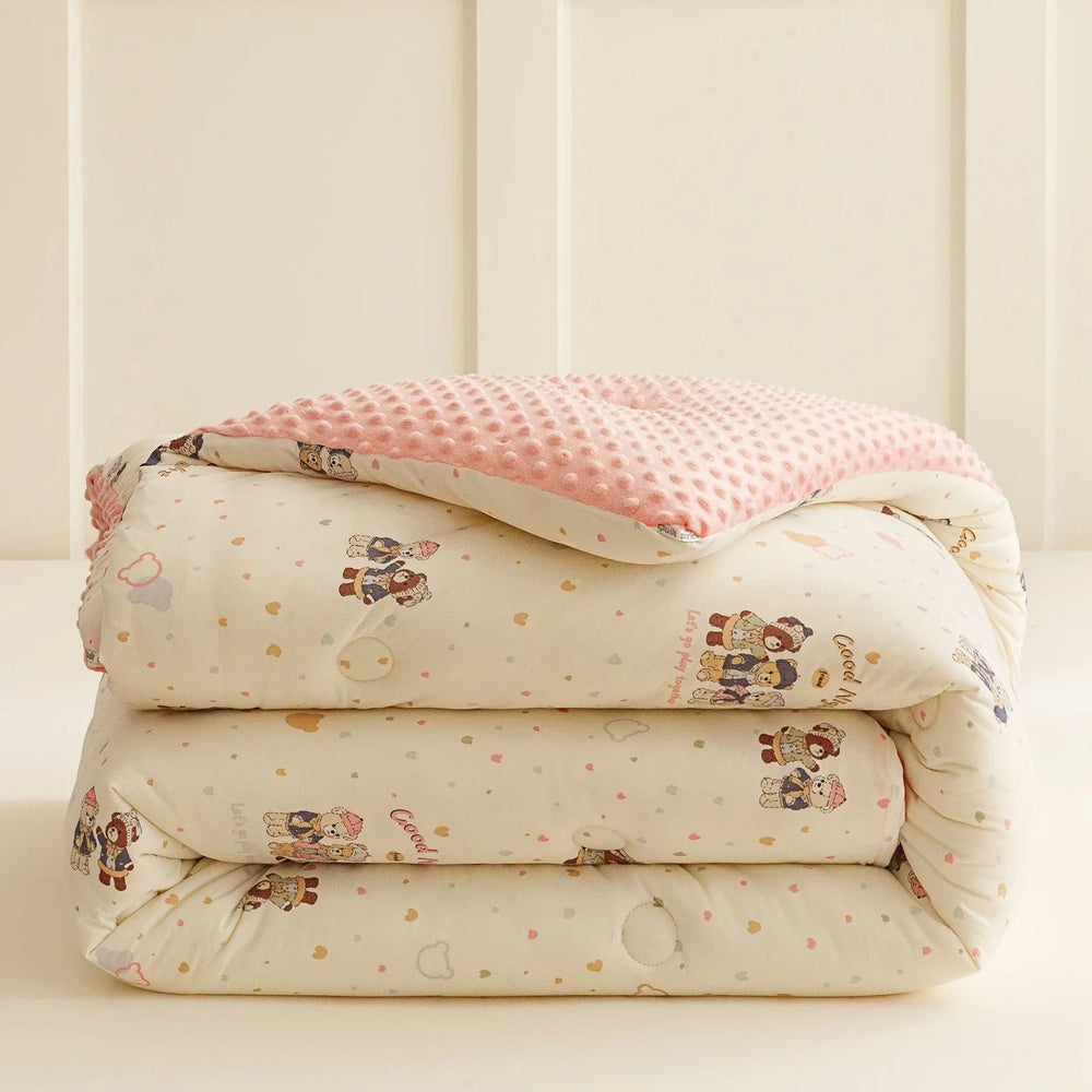 Beanie Velvet Quilt Soybean Fiber Duvet Insert Autumn And Winter EX-STOCK Canada