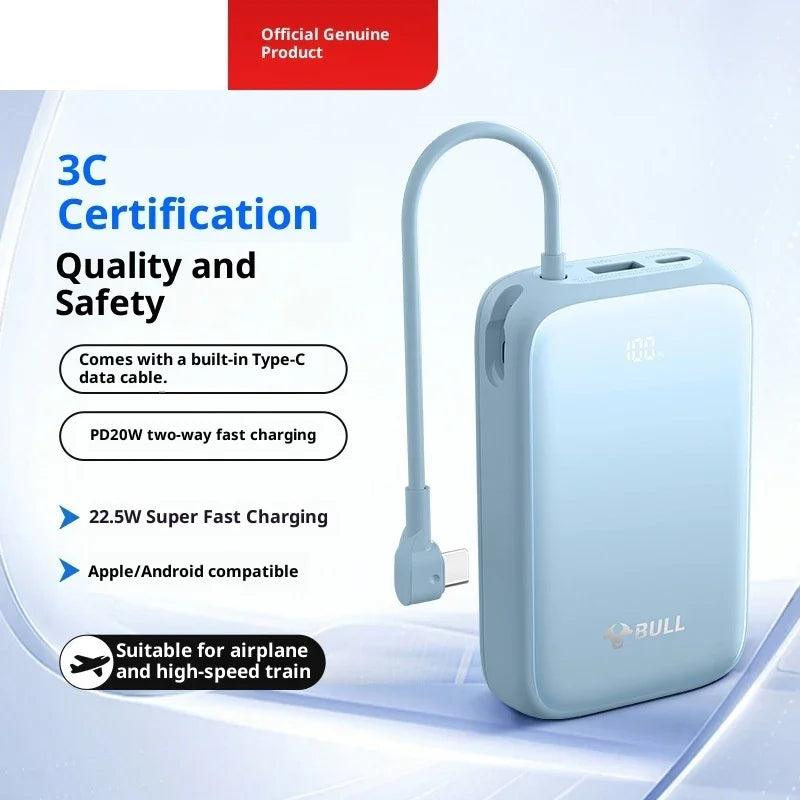 Batterie externe 20000 MA Grande capacité Super Charge rapide avec câbleEX-STOCK Canada