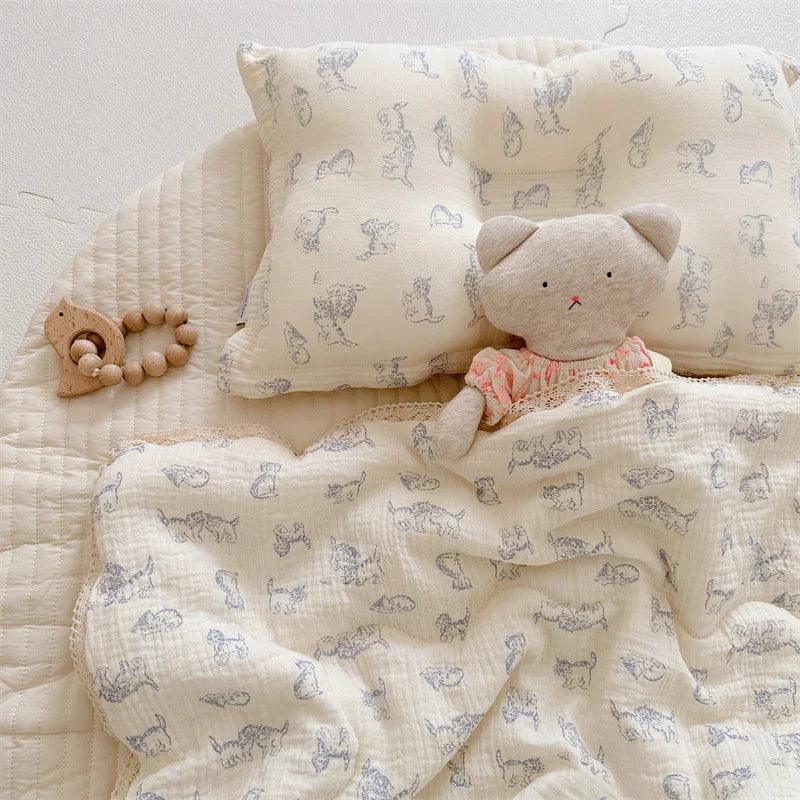 Pure Cotton Class A Double-layer Gauze Summer Air-conditioning Thin Duvet EX-STOCK Canada