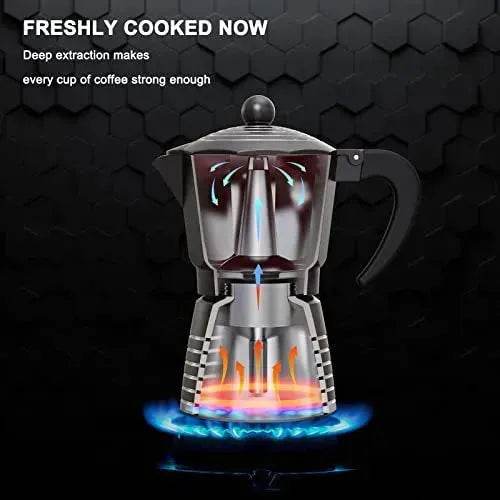 4 in 1 Italian Stovetop Espresso Coffer Maker set - EX-STOCK Canada