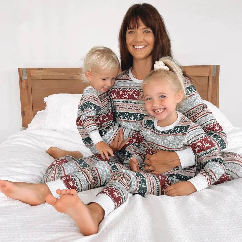European And American Christmas Homewear Family Set Pajamas - EX-STOCK Canada
