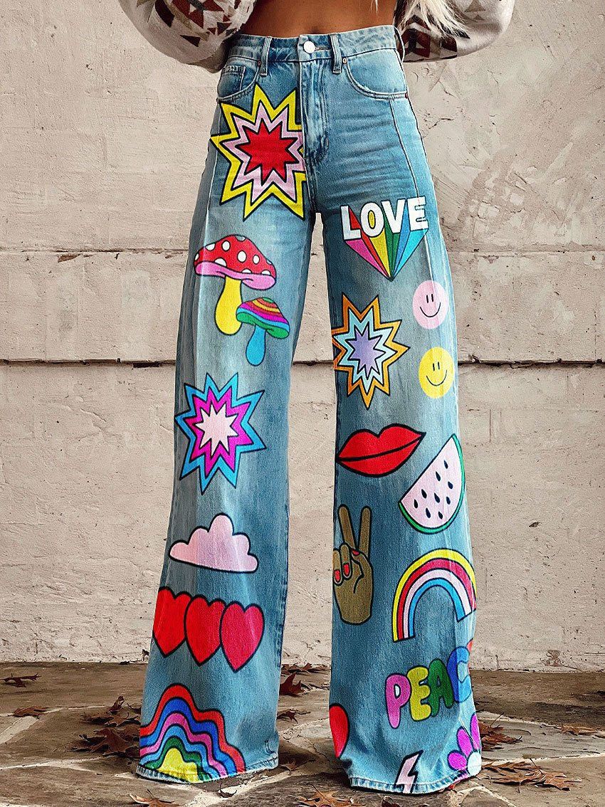 Women's Flared Thin Casual Pants