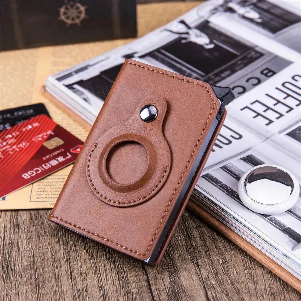 Men's Anti-theft Money clip Wallet leather Card Holder Wallet mens - EX-STOCK Canada