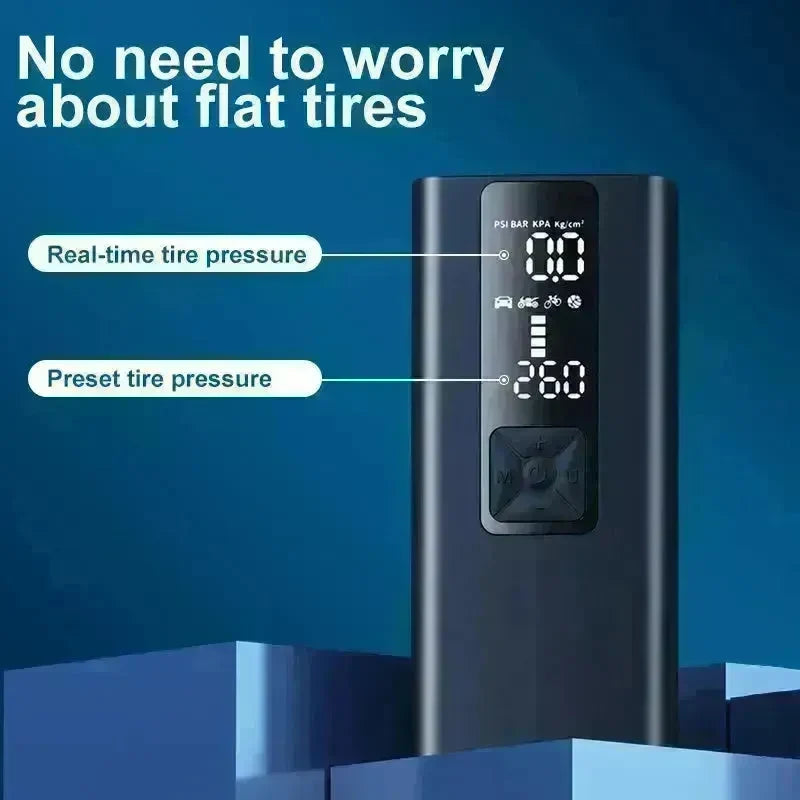 Electric Wireless Car Bicycle Tire Smart Air Inflator - EX-STOCK CANADA