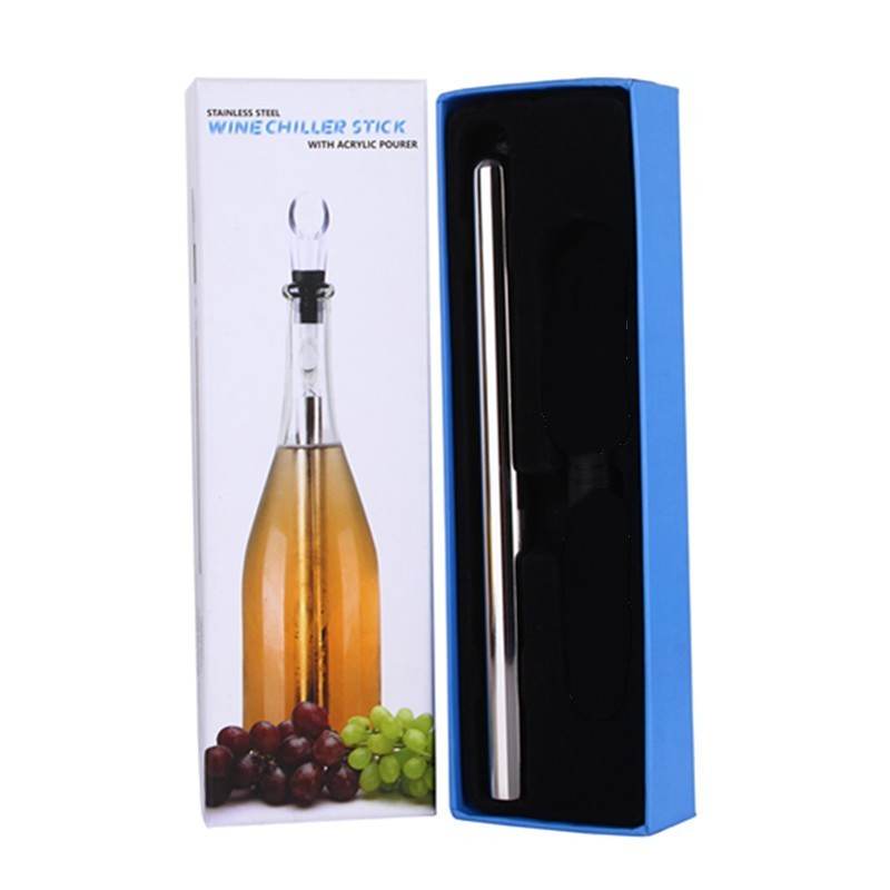 Wine Bottle Cooler Stick Stainless Steel Wine Chilling Rod Leakproof Wine Chiller Beer Beverage Frozening Stick Bar Tools - EX-STOCK Canada