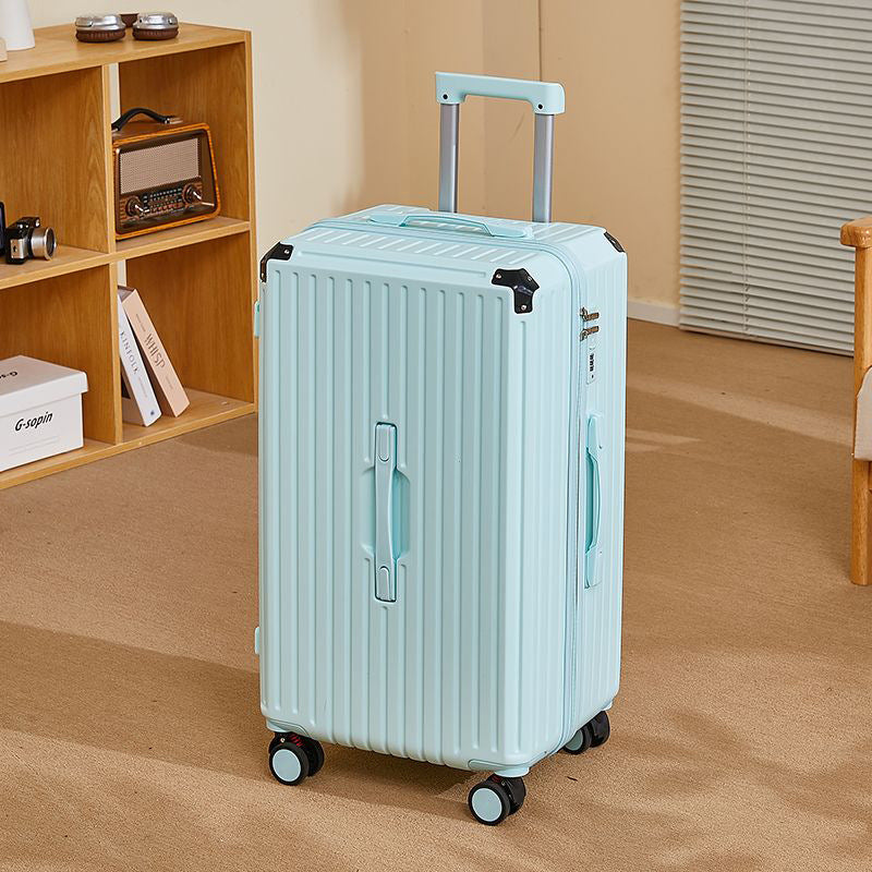 Bagage Valise Trolley Étudiant Grande Capacité Épais Solide Durable Avec Coin Renforcé Valise À Code EX-STOCK Canada