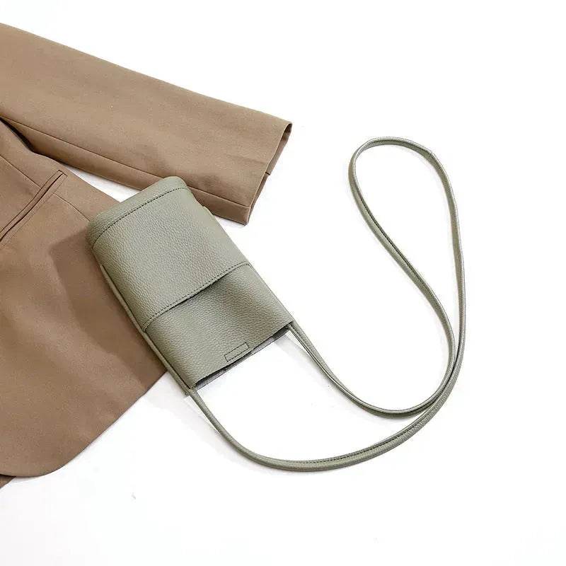 High-grade Soft Leather Mobile Phone Bag Female Mini Crossbody bag - EX-STOCK Canada