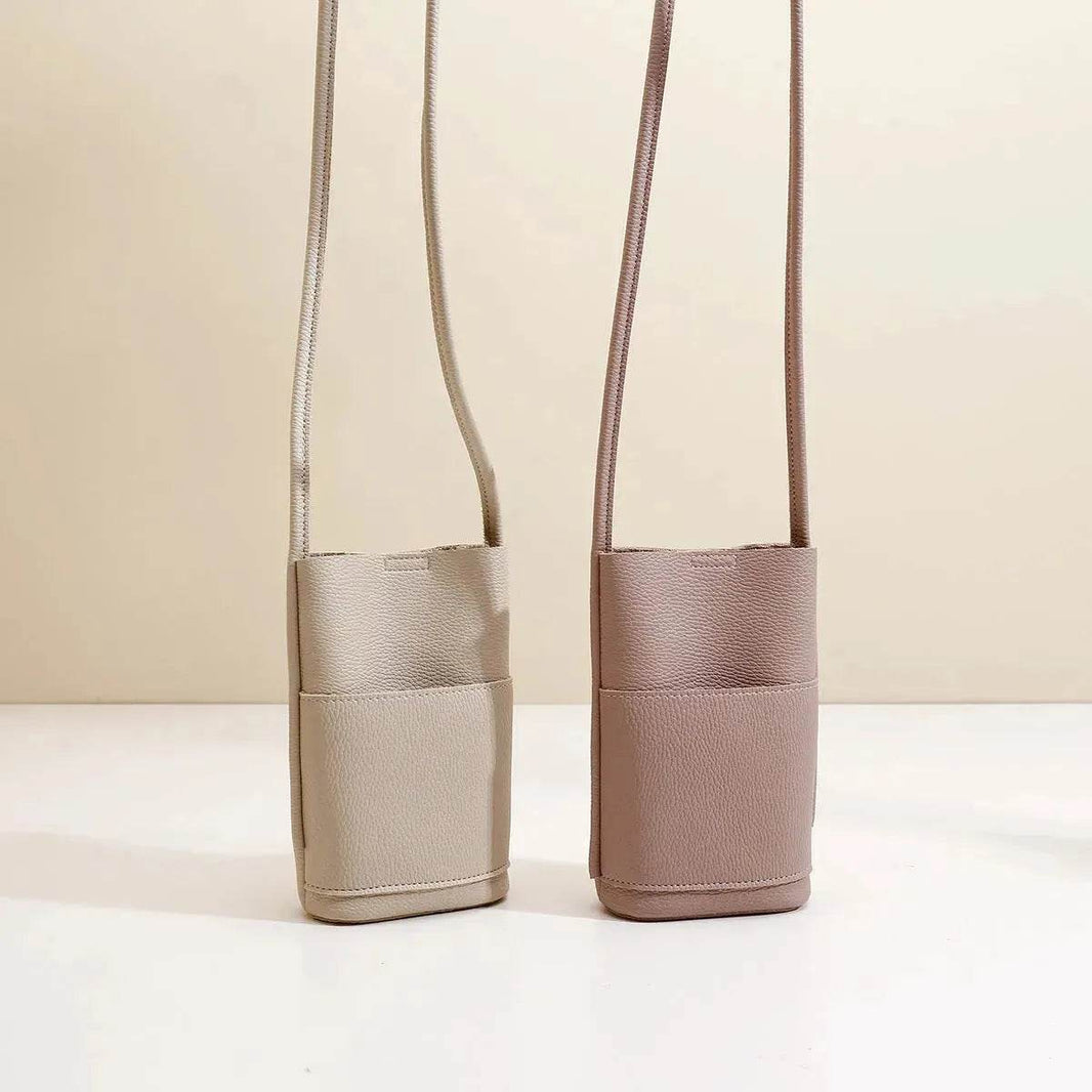 High-grade Soft Leather Mobile Phone Bag Female Mini Crossbody bag - EX-STOCK Canada