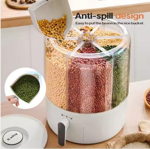 Contenitori per la conservazione del riso Contenitori per cereali Alimentari Contenitori per alimenti per animali Secchio Yikexiomi