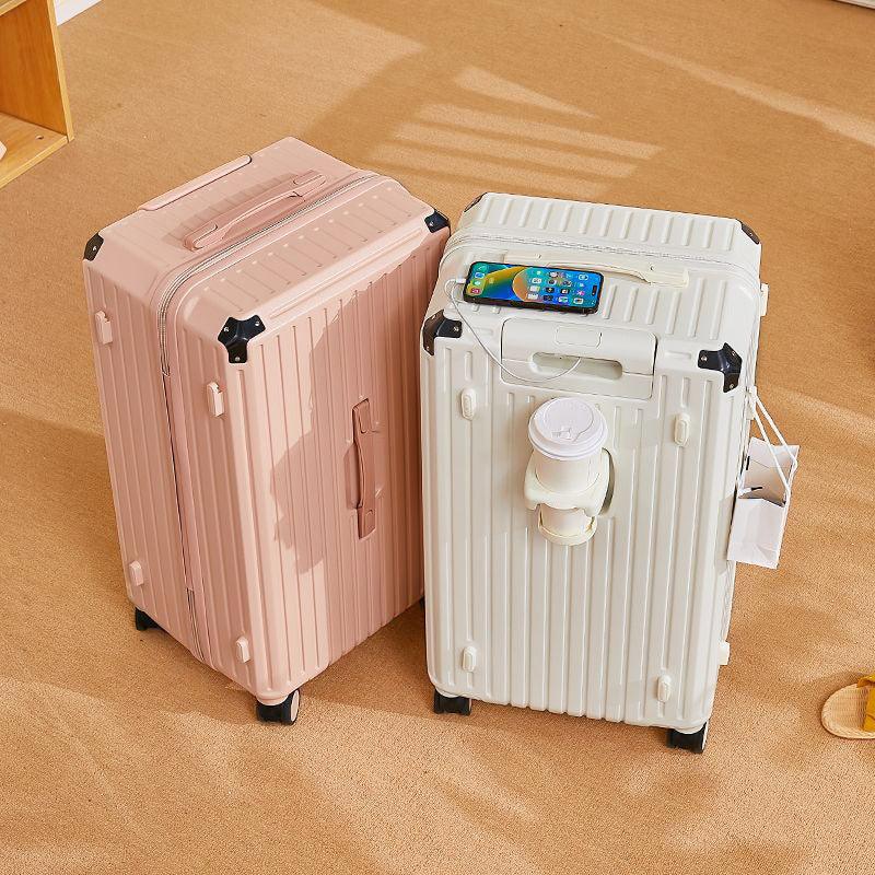 Bagage Valise Trolley Étudiant Grande Capacité Épais Solide Durable Avec Coin Renforcé Valise À Code EX-STOCK Canada