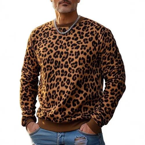 Sweat-shirt pour hommes à capuche, col rond, manches longues, motif fantaisieEX-STOCK Canada