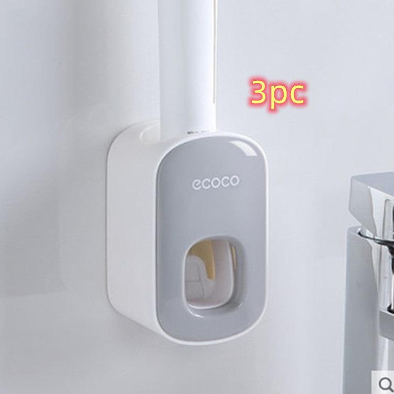Porte-pâte dentifrice automatique mural Ensemble d'accessoires de salle de bain DistributeurEX-STOCK Canada
