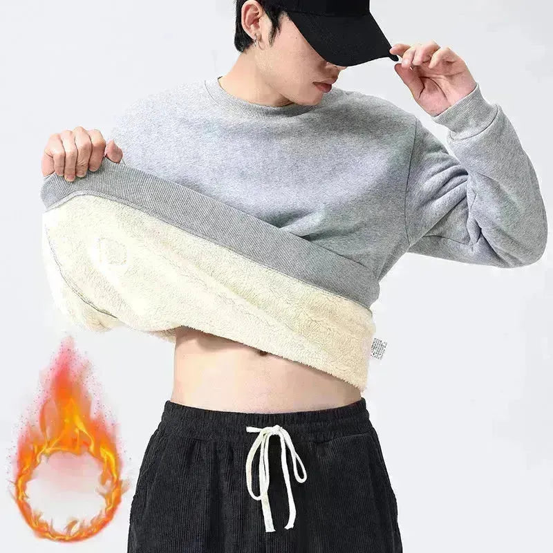 Adolescents doublés en polaire surdimensionnés en coton hivernal