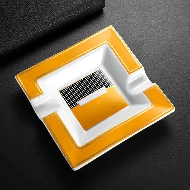 Luxury Ceramics Double slots Cigar Ashtray - EX-STOCK Canada