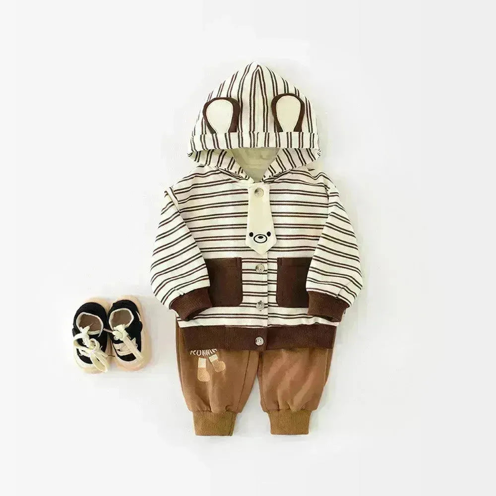 Dessin animé de manteau d'automne pour enfants