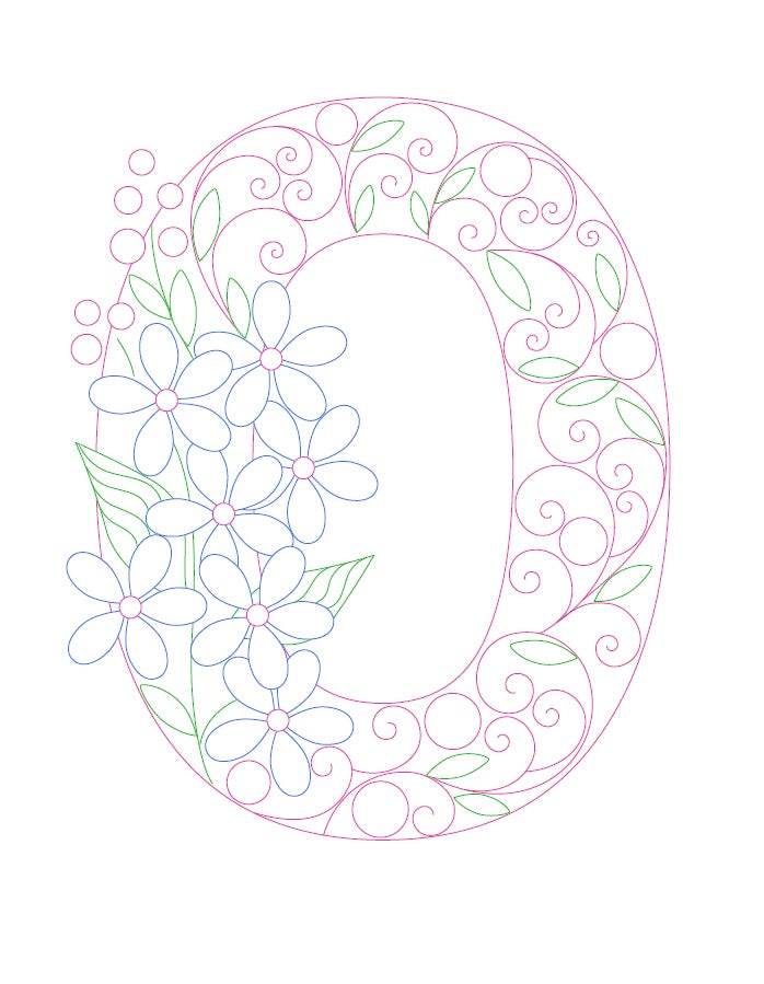 Paper Filigree Painting Kit - Letters - EX-STOCK Canada