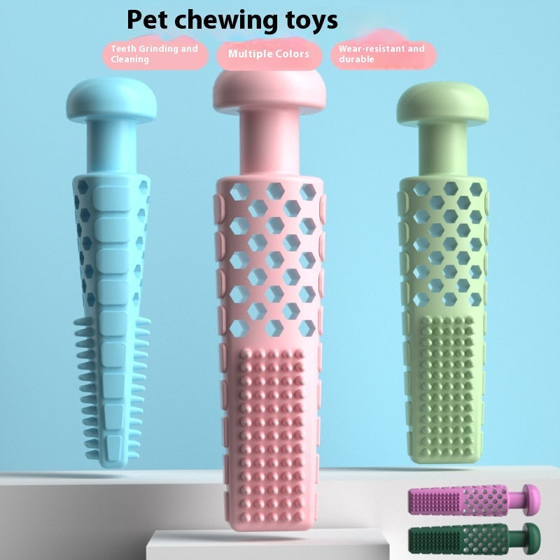 Pet Toy Supplies Toothpaste-type Gnawing Toy TPR Stick Relieving Stuffy Molars