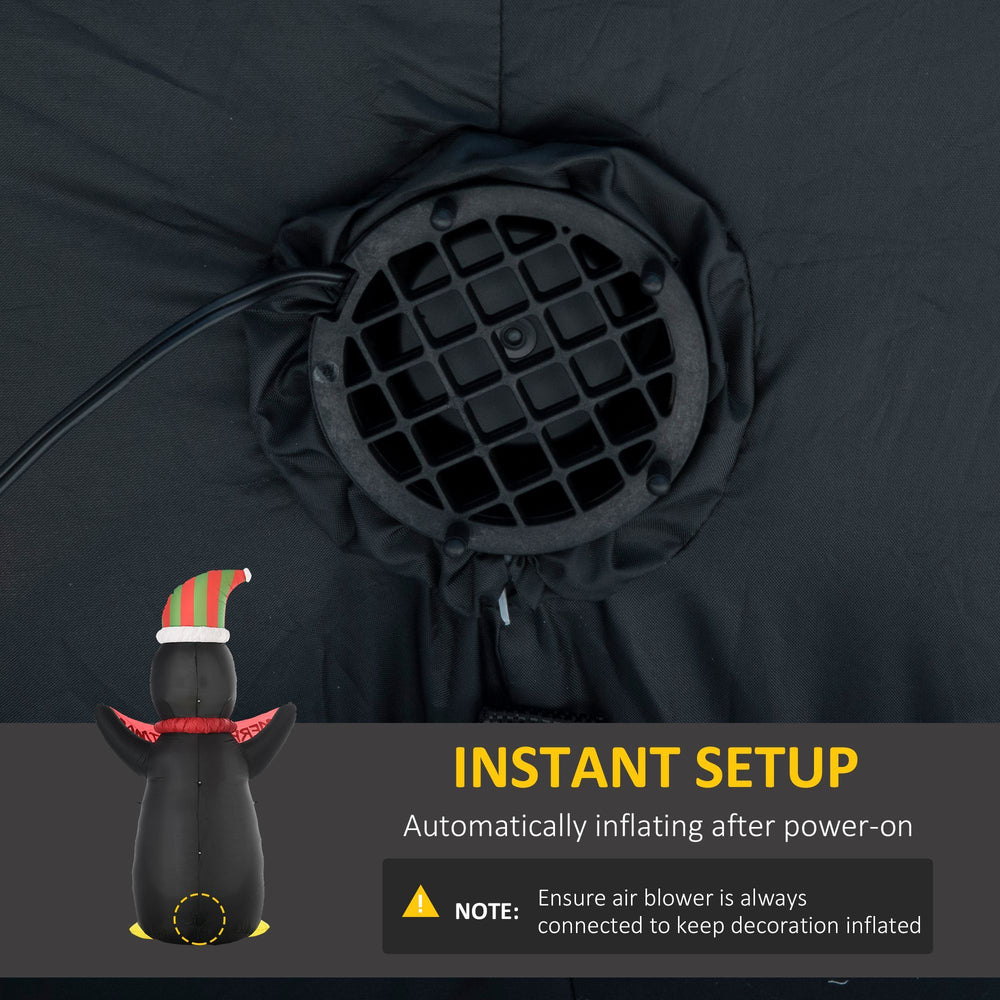 8' Christmas Inflatable Penguin LED Lights Indoor Outdoor Decoration EX-STOCK Canada