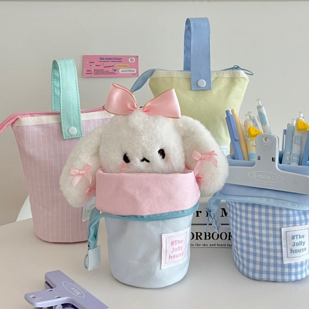 Foldable Standing Pencil Pen Case With Compartments Large Capacity Pencil Pouch Bag School Aesthetic Supplies For Girls Boys Adults EX-STOCK