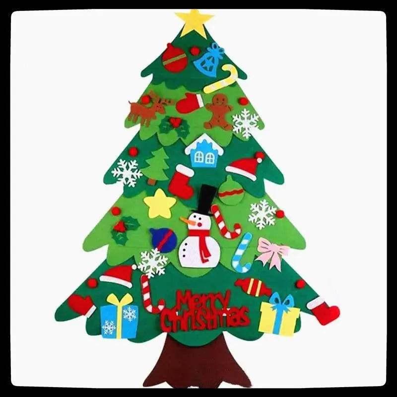 Christmas Ornaments Christmas Tree New Pendant Felt - EX-STOCK Canada