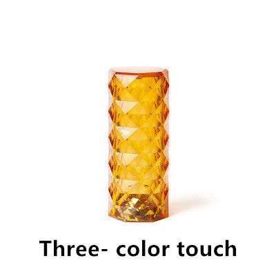 Nordic Crystal Lamp USB Table Lamps Bedroom Touch Dimming Atmosphere Diamond Night Light Rose Projector Lamp Decor - EX-STOCK Canada
