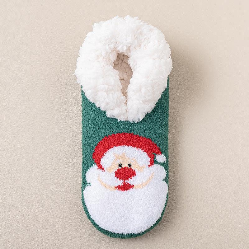 Thickened Room Socks Indoor Non-slip Silicone Lambswool Socks EX-STOCK Canada