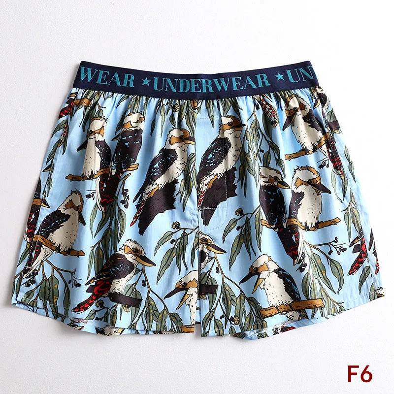 Cartoon Printed Cotton Men's Underwear Loose Boxer Short Breathable - EX-STOCK Canada