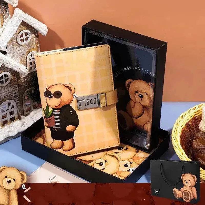 B6 Tide Card Password Book With Lock Senior Diary School Girls Creative Hand Ledger - EX-STOCK Canada