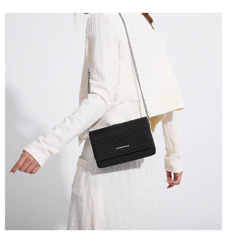 Luxury Women's Chain Embossed Square flap Shoulder Bag for women - EX-STOCK Canada