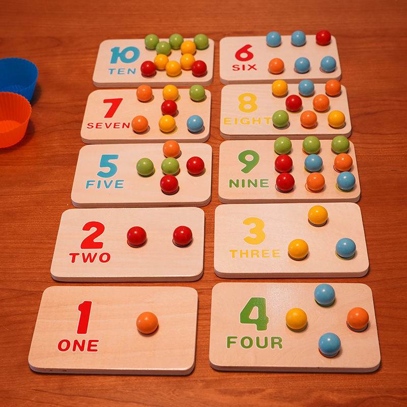 Early Child Education Number Cognitive flash card - EX-STOCK Canada