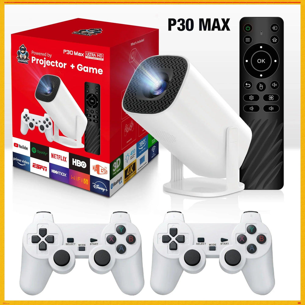 Projecteur de jeu portable HD à écran partagé sans fil pour la maisonEX-STOCK Canada