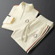 2pcs Fashion Side Stripe Leisure Sports Quarter Zip Tracksuit Co ord for Men - EX-STOCK Canada