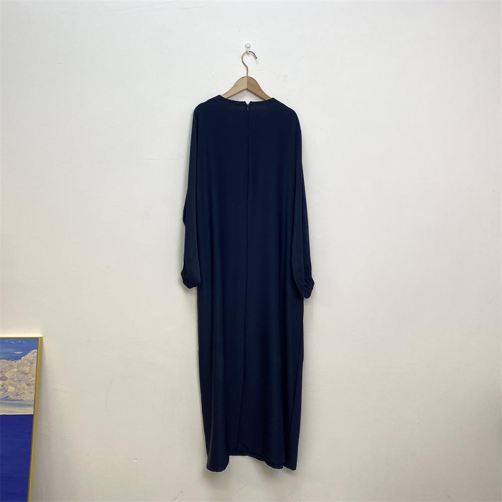 Abbigliamento da infermiera alla moda Muslim Vestito a maniche lunghe a taglio slim - EX-STOCK Canada