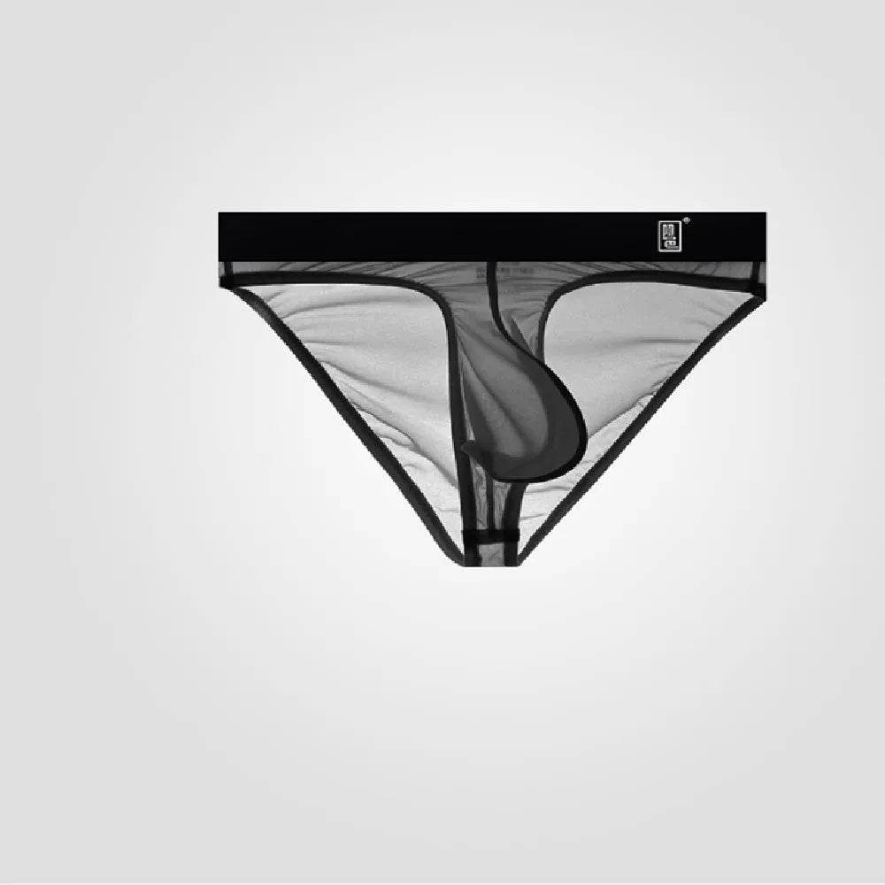 Underwear Men's Briefs Transparent Ice Silk Sexy Full Transparent Trendy Men's Personality Narrow Crotch Low Waist New - EX-STOCK Canada