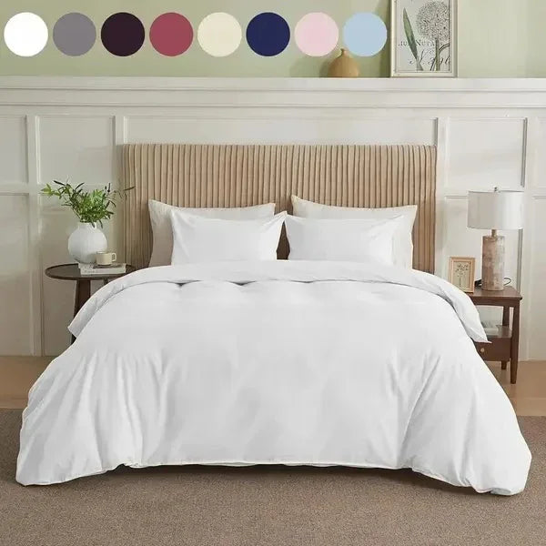Serta Simply Clean Pleated Duvet Cover Queen EX-STOCK Canada