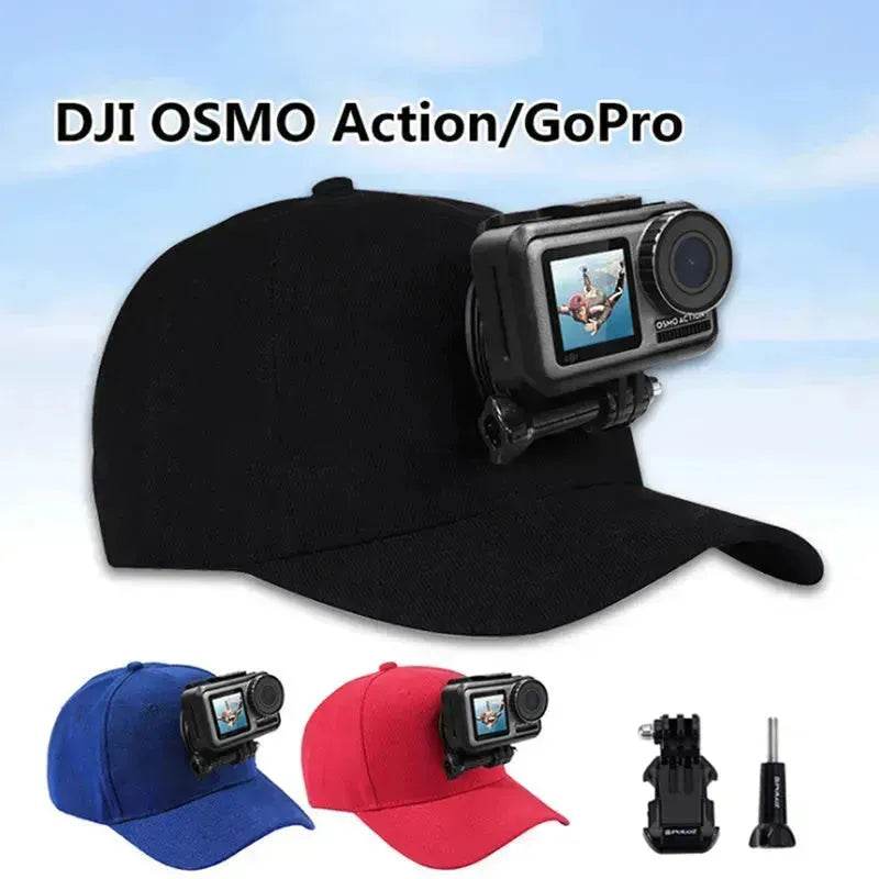 Canvas Sun Hat Cap Cycling Hiking Golfing Fishing For Sports Action Cam Camera - EX-STOCK Canada