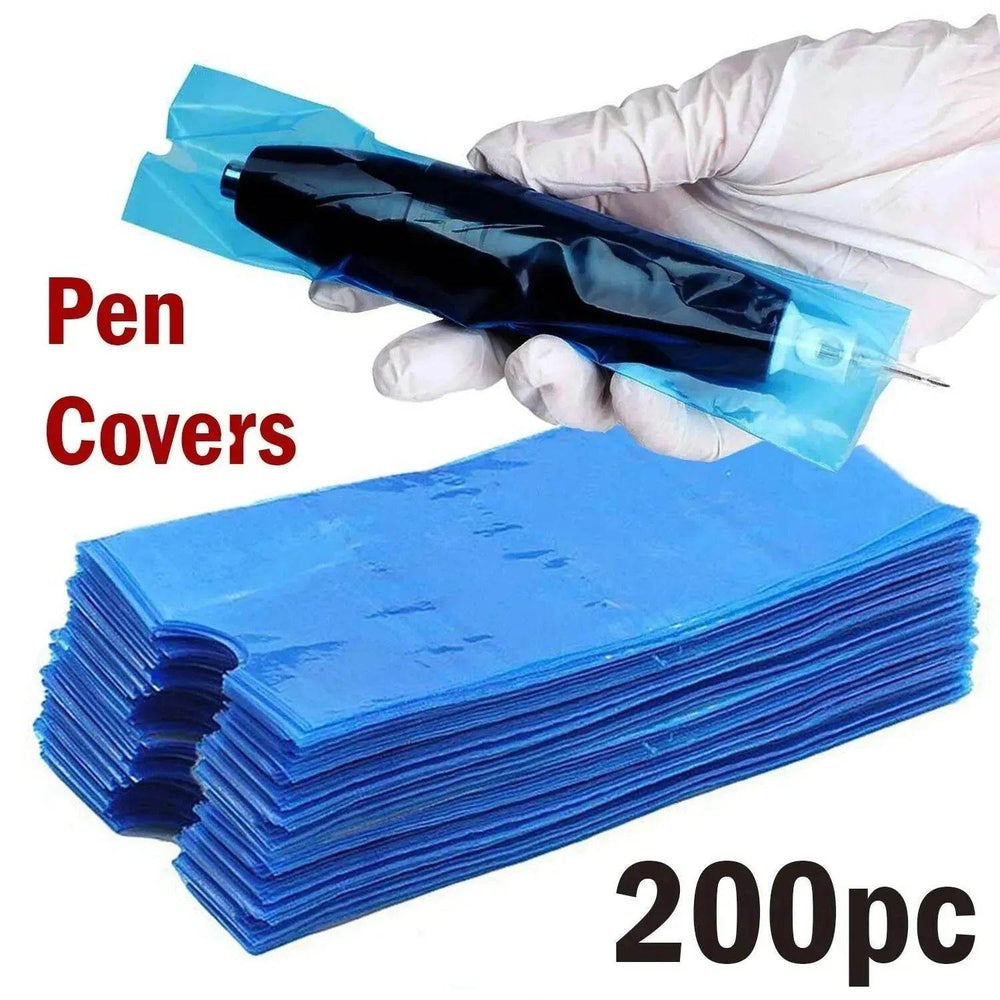200pcs Tattoo Machine Pen Sleeves Disposable Cover - EX-STOCK Canada