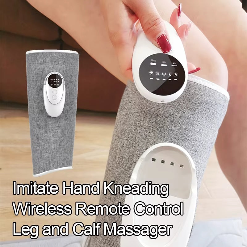 Leg Circulation Relaxation Massager Electric Leg Heat Vibration Calf Muscle Air Compression Leg Massage EX-STOCK Canada