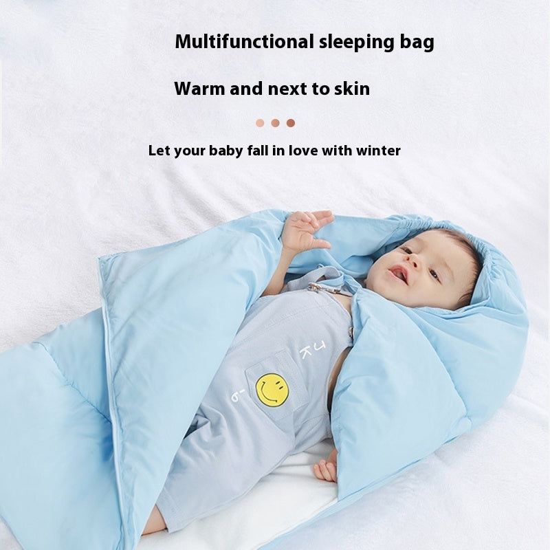Baby Sleeping Bag Autumn And Winter Thick Down Anti Kick Duvet EX-STOCK Canada