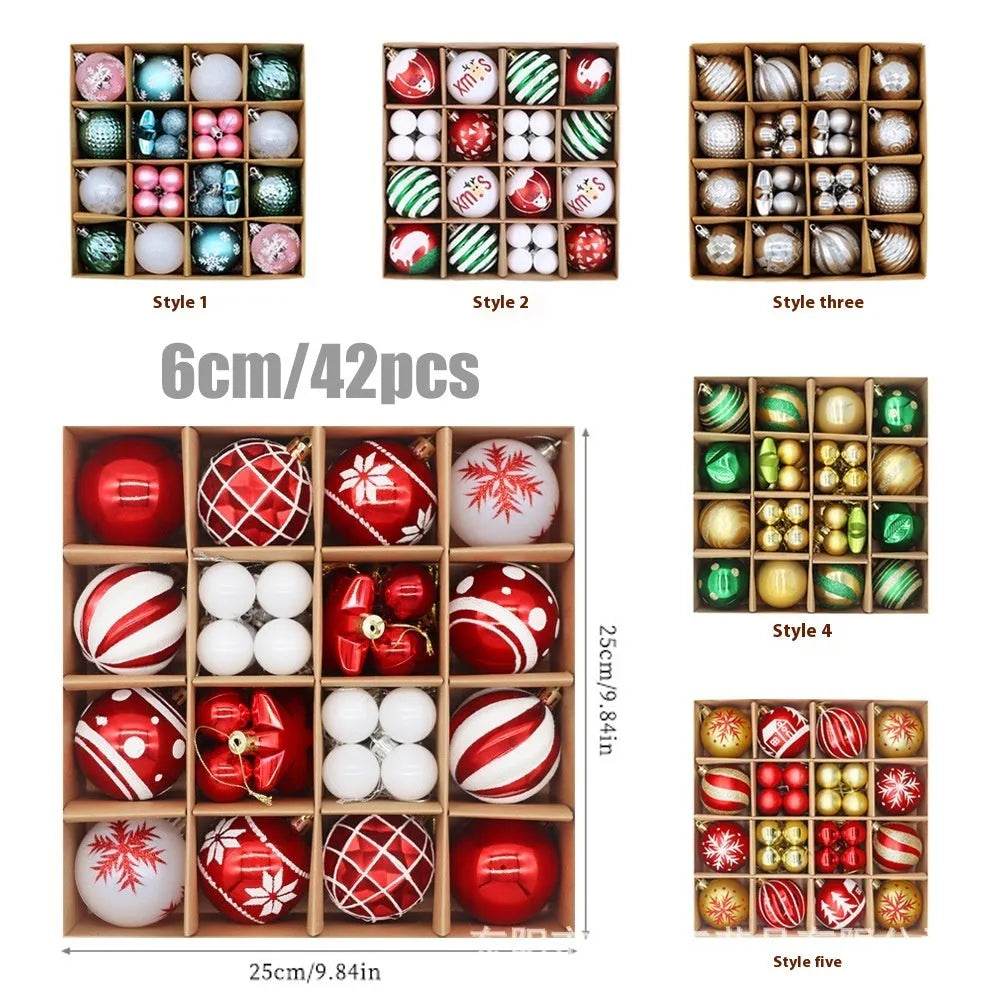 Christmas Decoration 6cm Electroplating Plastic Ball - EX-STOCK Canada