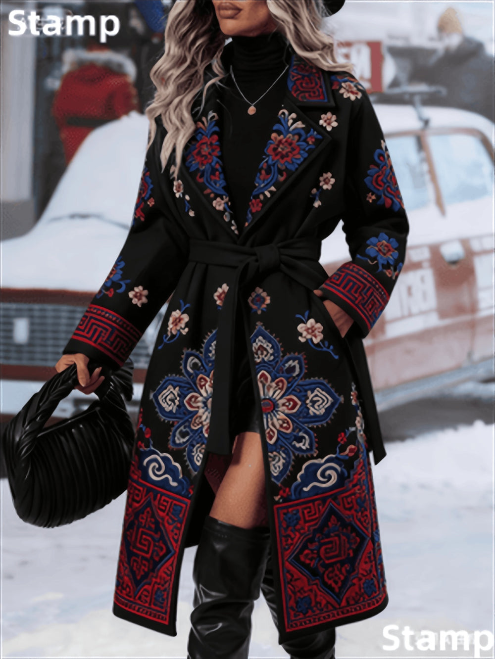 Fashionable Casual Long Coat EX-STOCK Canada